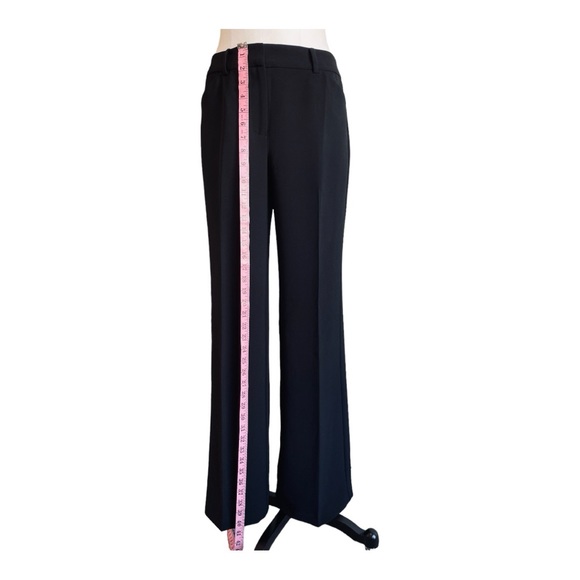 Chico’s Women’s Black Wide Leg Mid-rise Trouser Pant Size 0 (small) - Picture 4 of 9